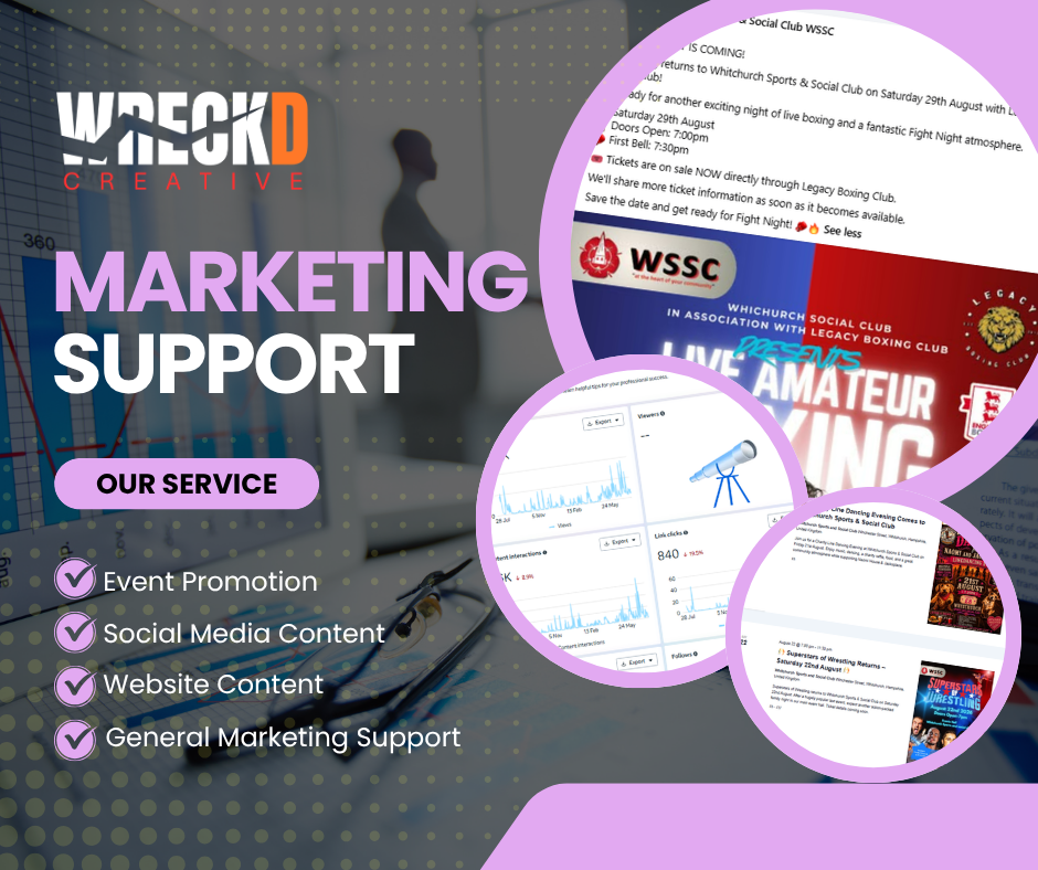 Wreckd Creative Marketing Support