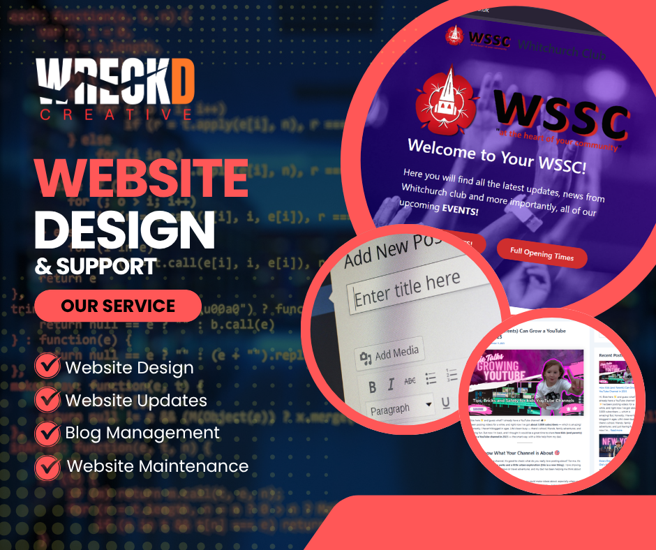 Wreckd Creative Website Design